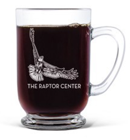 Picture of The Raptor Center - Logo Glass Coffee Mug
