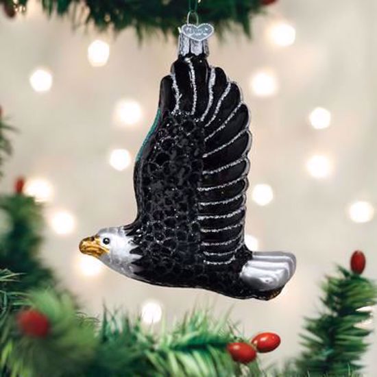 Picture of Old World Christmas Eagle in Flight Ornament