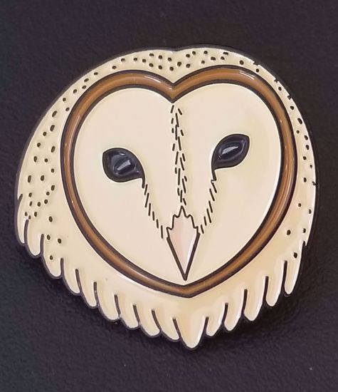Picture of Enamel Barn Owl Pin